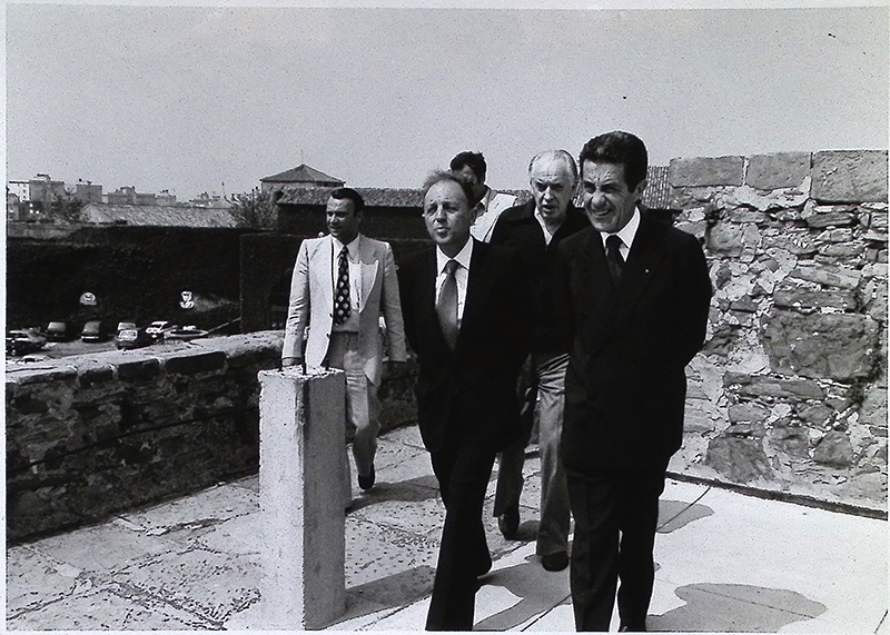 Inaugurazione della rassegna antologica delle opere pittoriche di Luigi Spacal al Bastione fiorito del Castello di San Giusto a Trieste